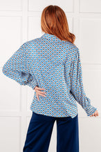 Load image into Gallery viewer, ONE ELEVEN NORTH Skies Above Patterned Button Up Shirt