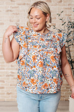 Load image into Gallery viewer, ONE ELEVEN NORTH Something Peaceful Flutter Sleeve Blouse