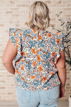 Load image into Gallery viewer, ONE ELEVEN NORTH Something Peaceful Flutter Sleeve Blouse