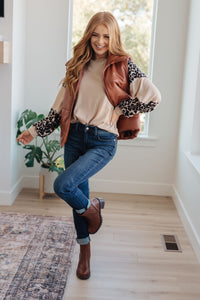 Sew In Love Sometime Safari Animal Print Top