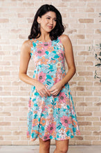 Load image into Gallery viewer, One Eleven North Summer Garden Sleeveless Swing Dress