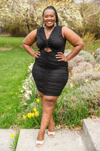 Load image into Gallery viewer, WHITE BIRCH Summer Nights Black Dress