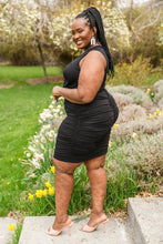Load image into Gallery viewer, WHITE BIRCH Summer Nights Black Dress