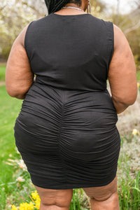 WHITE BIRCH Summer Nights Black Dress