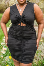 Load image into Gallery viewer, WHITE BIRCH Summer Nights Black Dress