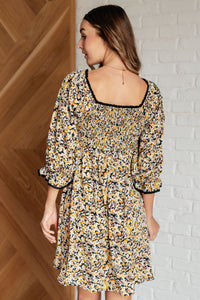 Jodifl Sweet Solitude Floral Babydoll Dress