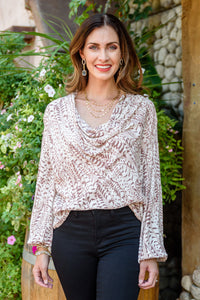 Andree By Unit Take Flight Cowl Neck Top