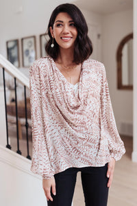 Andree By Unit Take Flight Cowl Neck Top