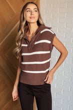 Load image into Gallery viewer, ONE ELEVEN NORTH Tea Service 1/4 Zip Sleeveless Sweater