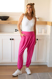 Rae Mode The Motive Slouch Jogger in Hot Pink