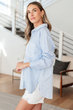 Load image into Gallery viewer, JODIFL This or That Striped Button Down