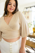 Load image into Gallery viewer, ZENANA Tiny Dancer Wrapped Cropped Cardigan