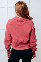 Load image into Gallery viewer, One Eleven North Under Her Spell Half Zip Pullover in Mauve