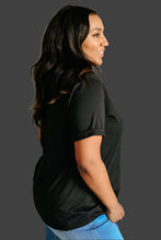 Load image into Gallery viewer, Crew T-Shirt in Black Side