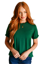 Load image into Gallery viewer, Crew T-Shirt in Green Front