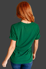 Load image into Gallery viewer, Crew T-Shirt in Green Back