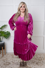 Load image into Gallery viewer, Jodifl Velvet Flamenco Maxi Dress