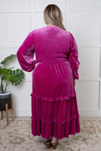 Load image into Gallery viewer, Jodifl Velvet Flamenco Maxi Dress