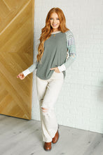 Load image into Gallery viewer, 7TH RAY Very Curious Mixed Print Waffle Knit Shirt