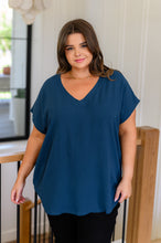 Load image into Gallery viewer, Jodifl Very Much Needed V-Neck Top in Teal
