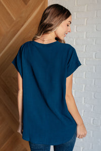 Jodifl Very Much Needed V-Neck Top in Teal