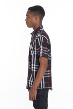 Load image into Gallery viewer, WEIV Men&#39;s Casual Short Sleeve Checker Shirts