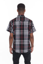 Load image into Gallery viewer, WEIV Men&#39;s Casual Short Sleeve Checker Shirts