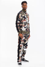 Load image into Gallery viewer, WEIV Full Camo With Stripe Track Bottom Pants