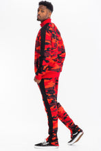 Load image into Gallery viewer, WEIV Full Camo With Stripe Track Bottom Pants