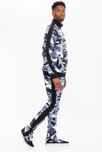 Load image into Gallery viewer, WEIV Full Camo With Stripe Track Bottom Pants