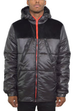 Load image into Gallery viewer, WEIV Men&#39;s Padded Buffle Puffer Jacket