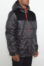 Load image into Gallery viewer, WEIV Men&#39;s Padded Buffle Puffer Jacket