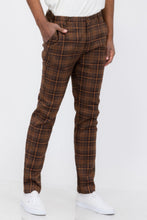 Load image into Gallery viewer, WEIV Men&#39;s Plaid Trouser Pants