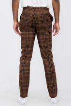 Load image into Gallery viewer, WEIV Men&#39;s Plaid Trouser Pants