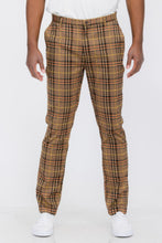 Load image into Gallery viewer, WEIV Men&#39;s Plaid Trouser Pants