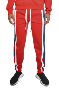 WEIV Solid With Three Stripe Sweat Pants