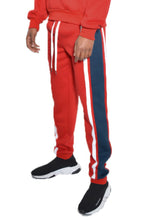 Load image into Gallery viewer, WEIV Solid With Three Stripe Sweat Pants