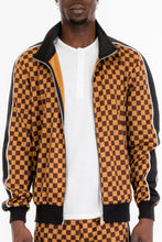 Load image into Gallery viewer, WEIV Men&#39;s Full Zip Checkered Jacket