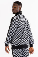 Load image into Gallery viewer, WEIV Men&#39;s Full Zip Checkered Jacket