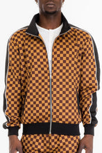 Load image into Gallery viewer, WEIV Men&#39;s Full Zip Checkered Jacket