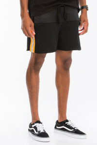 WEIV Reflective Half Mesh With Lining Shorts