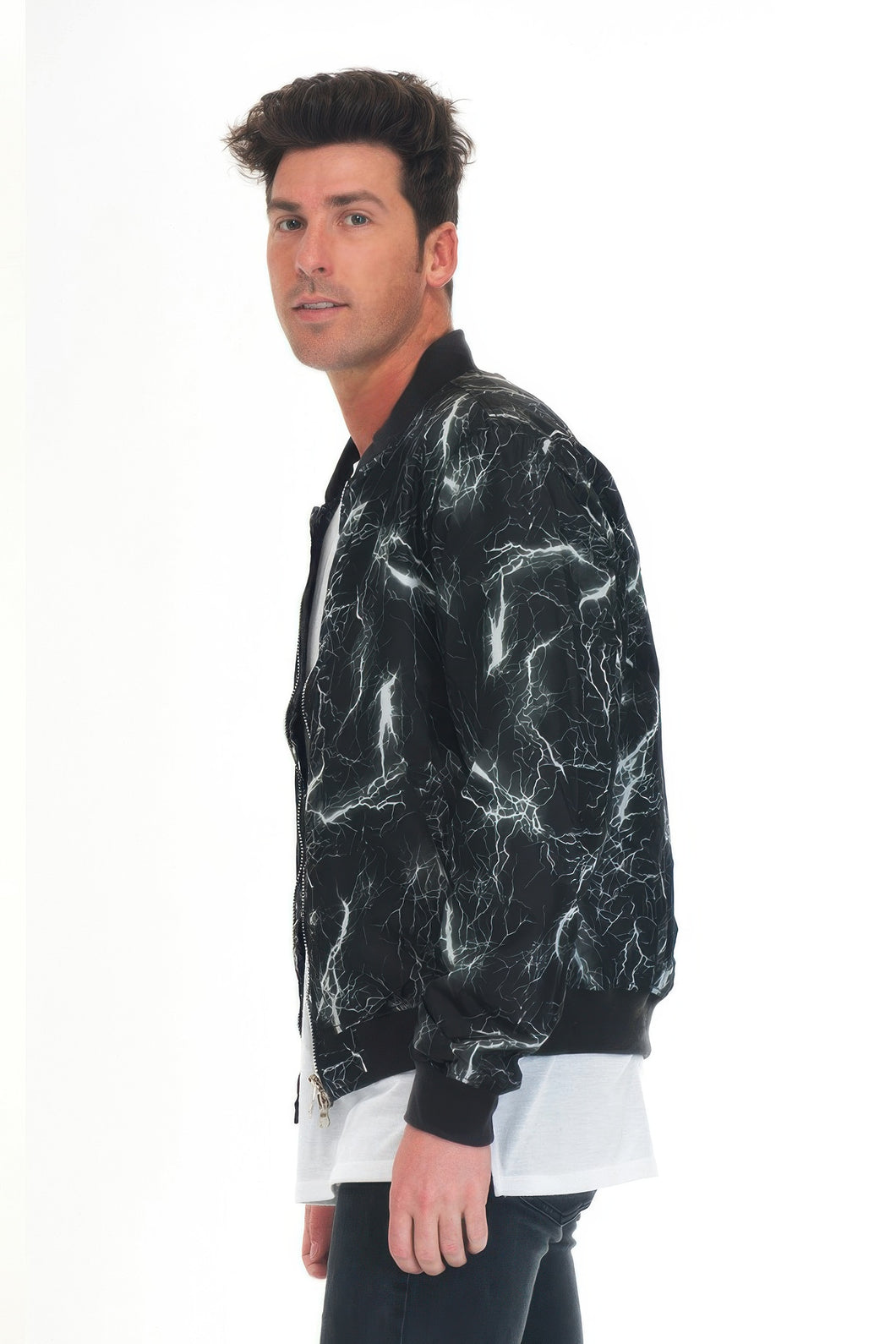 WEIV Lightning Bomber Windbreaker