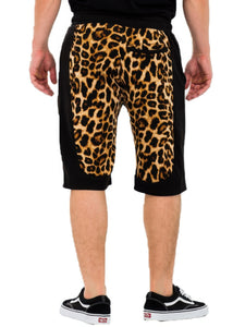 WEIV Cheetah Contrast Shorts