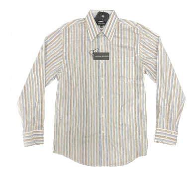 WEIV Michael Brandon Long Sleeve Striped Shirt