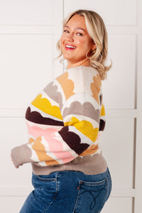 ONE ELEVEN NORTH Wave After Wave Striped Sweater