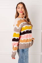 Load image into Gallery viewer, ONE ELEVEN NORTH Wave After Wave Striped Sweater