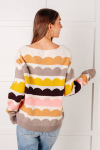ONE ELEVEN NORTH Wave After Wave Striped Sweater