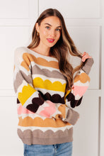 Load image into Gallery viewer, ONE ELEVEN NORTH Wave After Wave Striped Sweater