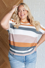 Load image into Gallery viewer, ONE ELEVEN NORTH Whatever I Feel Like Striped Top