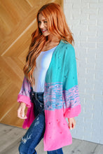 Load image into Gallery viewer, BiBi When We&#39;re Grooving Open Front Cardigan